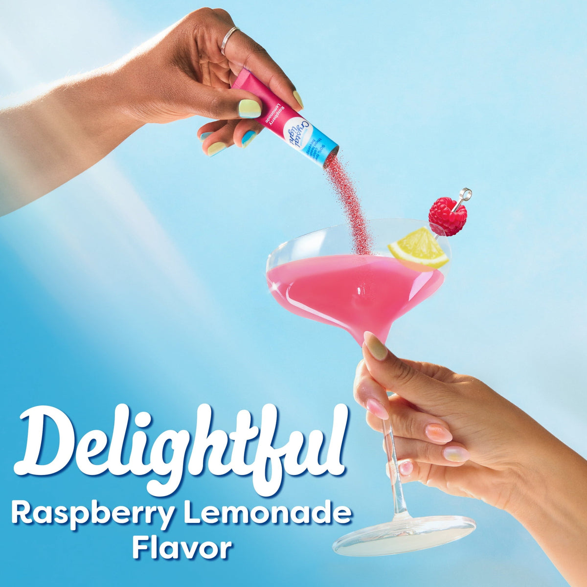 Crystal Light Limonada de Frambuesa 10 Sobres