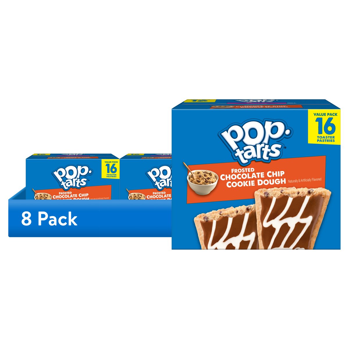 Pop-Tarts Chocolate Chip Cookie Dough 8 Cajas De 16