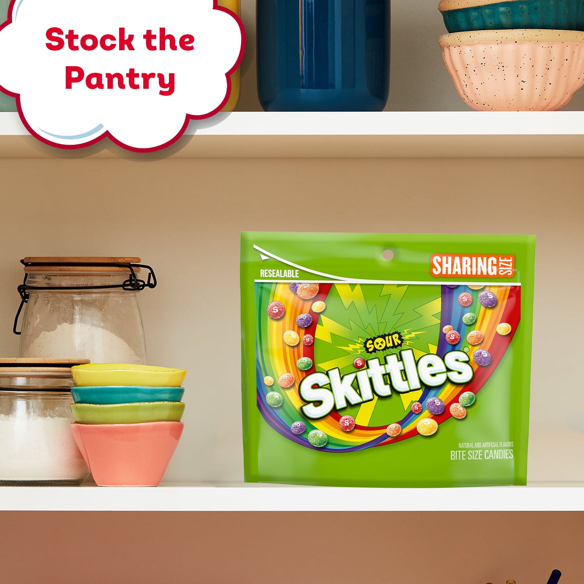 Regalo SKITTLES Dulces Ácidos 388g X2