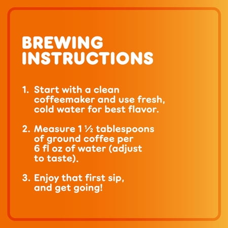 Dunkin’ Decaf Medium Roast Ground Coffee, 18 oz Bag