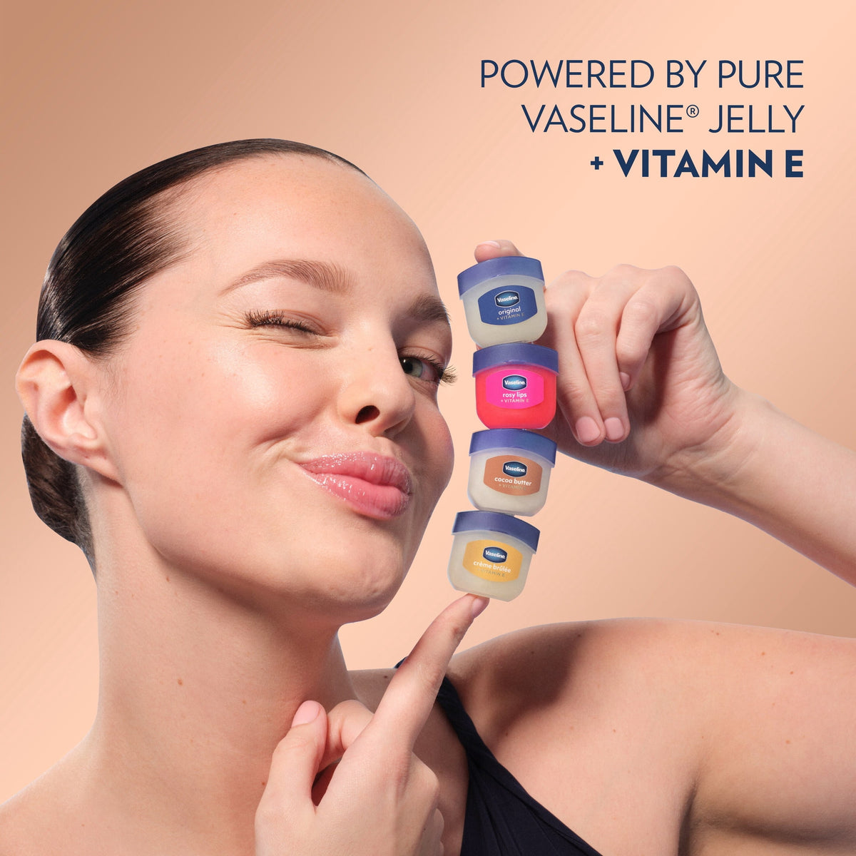 Bálsamo Labial Vaseline Cacao 2 Piezas Pack 4