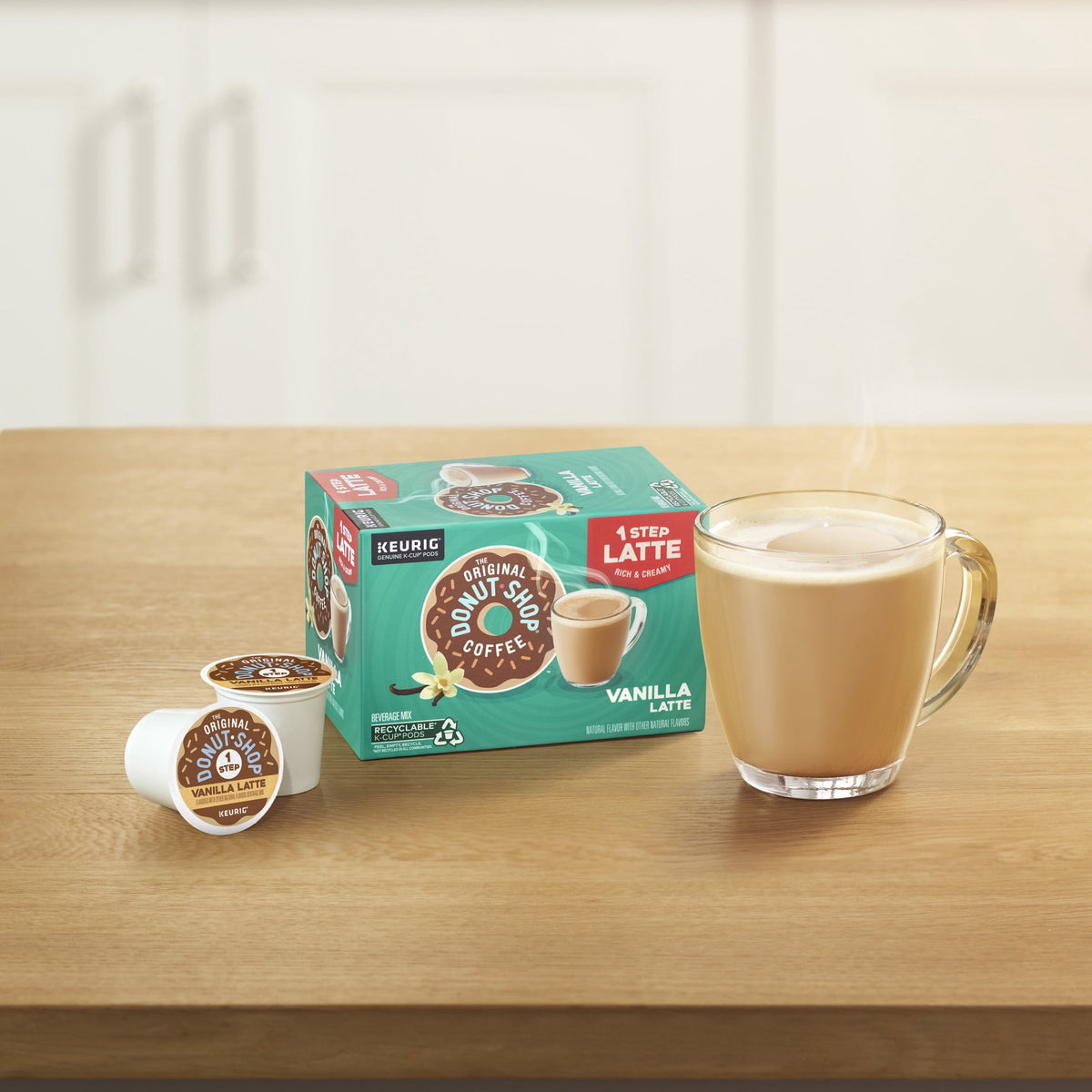 Café Original Donut Shop Latte Vainilla K-Cup 10 Pack 3
