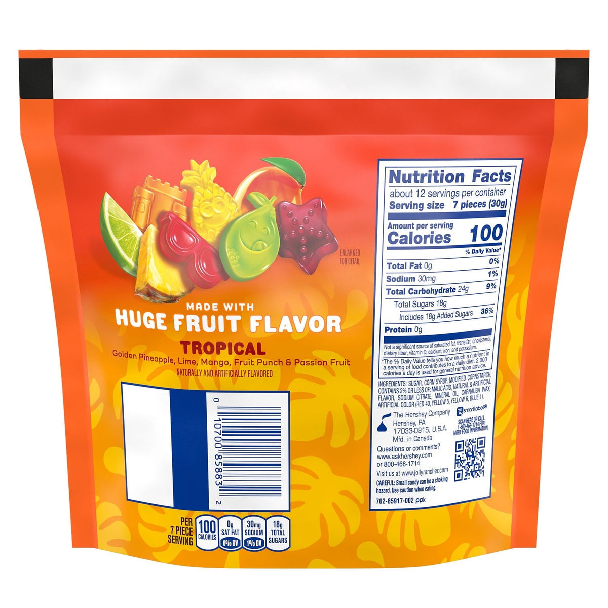 Jolly Rancher Gomitas Frutas Tropicales 369 g