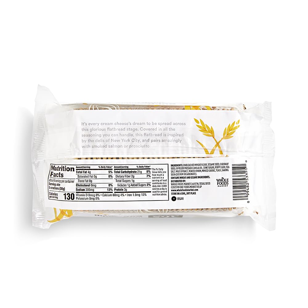 365 Galletas Planas Sazonado Everything 184 g