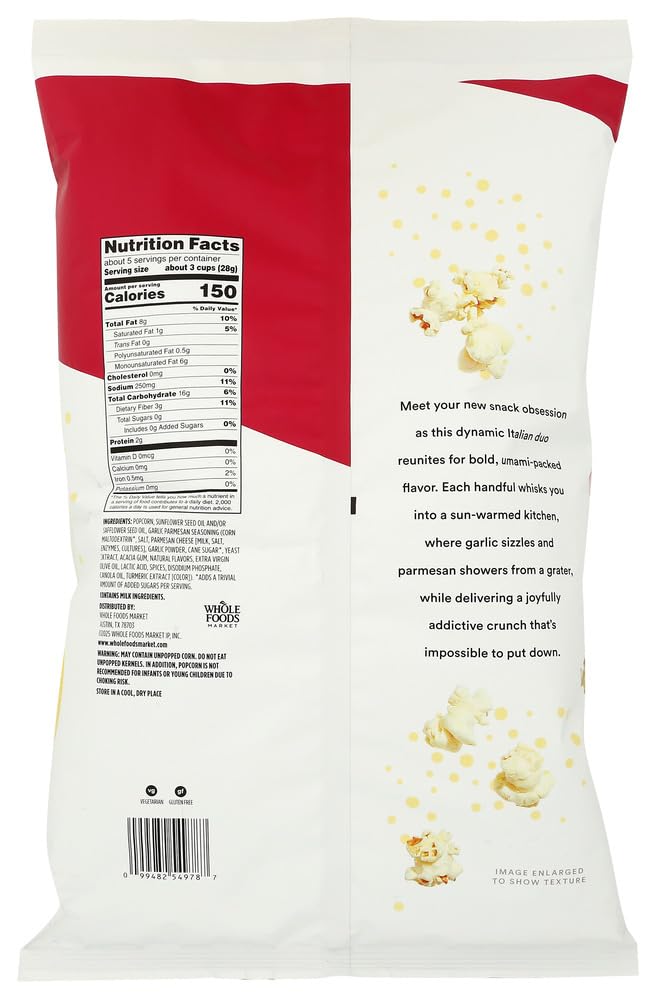 365 Palomitas Sabor Ajo y Parmesano 142 g