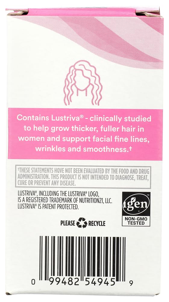 365 Vitaminas y Minerales Diarios con Soporte para Cabello 30 Tabletas