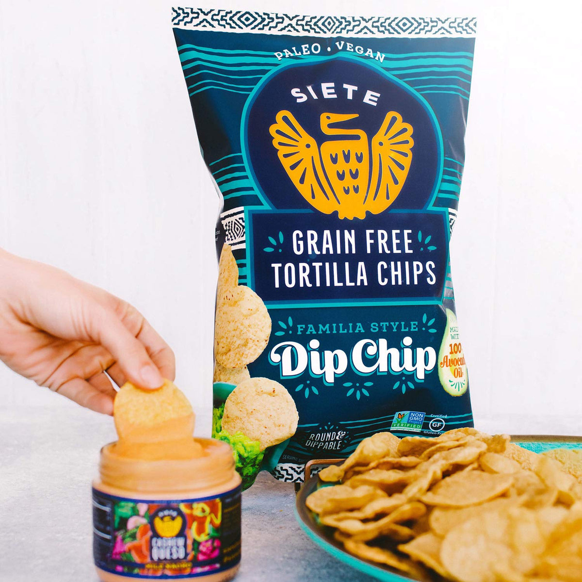 Siete Totopos para Dip Estilo Familia Sin Granos 142 g