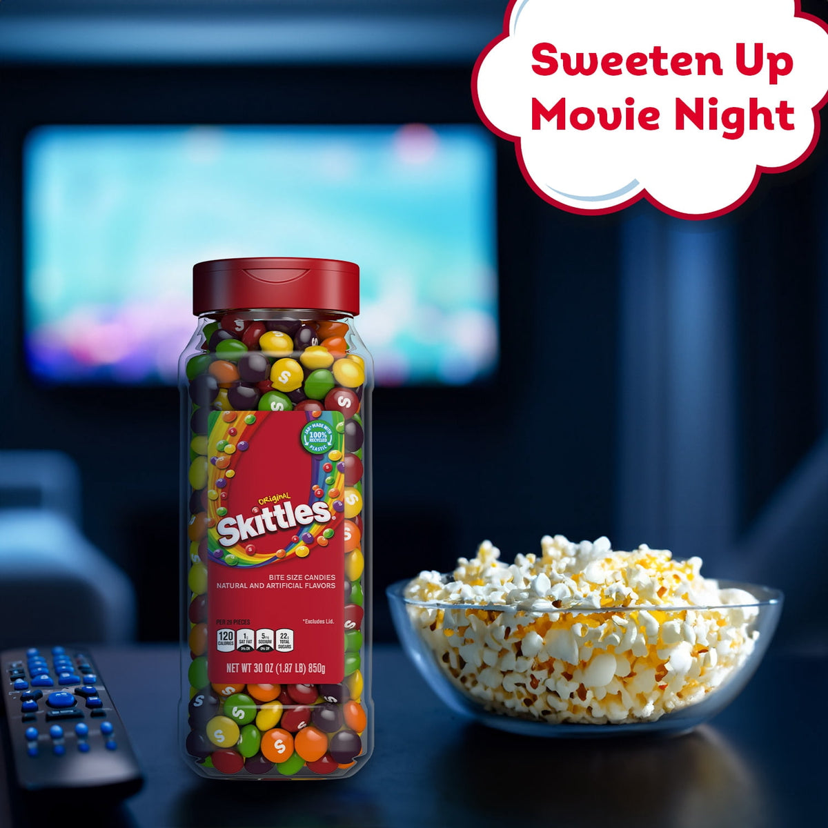 Skittles Original Frasco 850 g