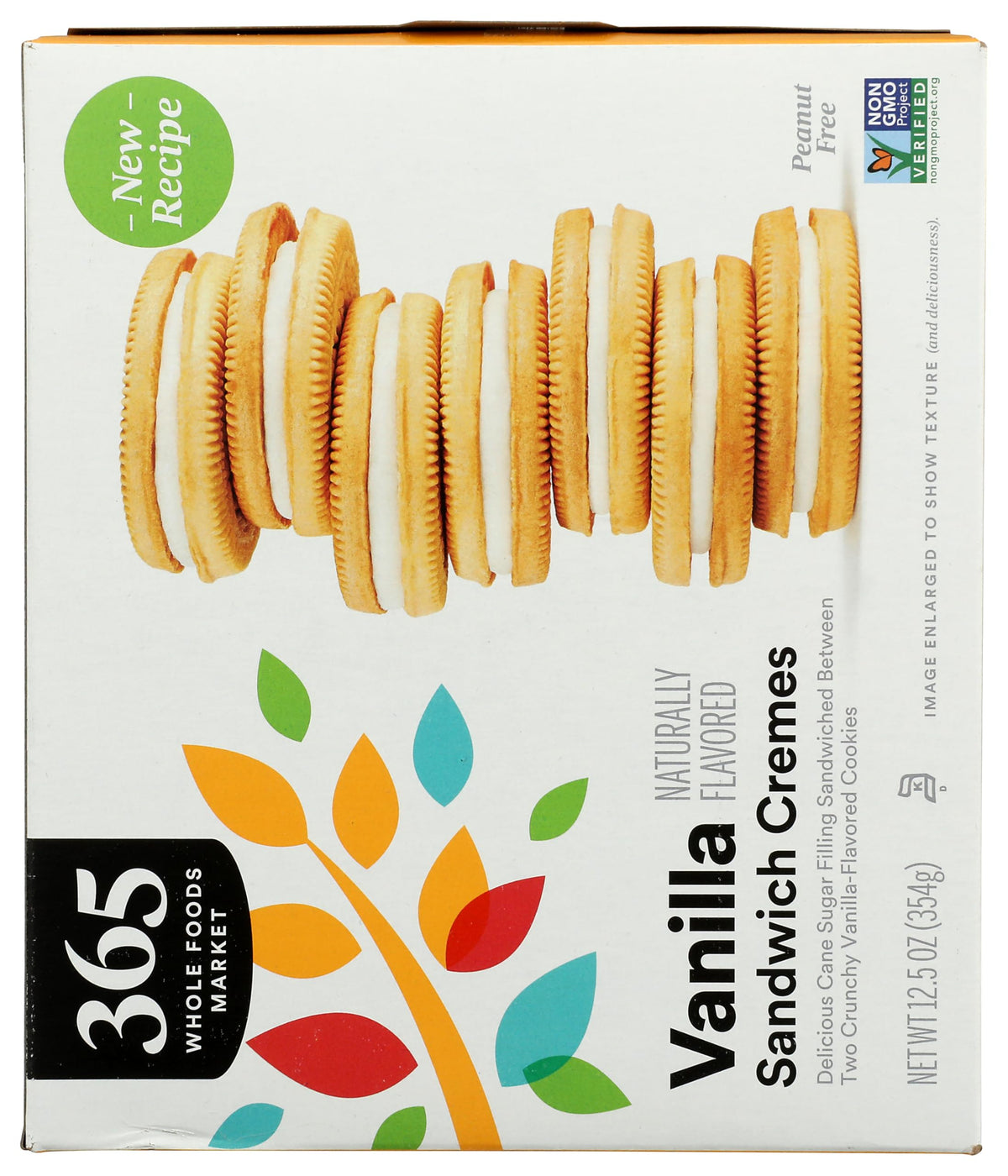 365 Galletas Sándwich de Vainilla Rellenas de Crema 354 g