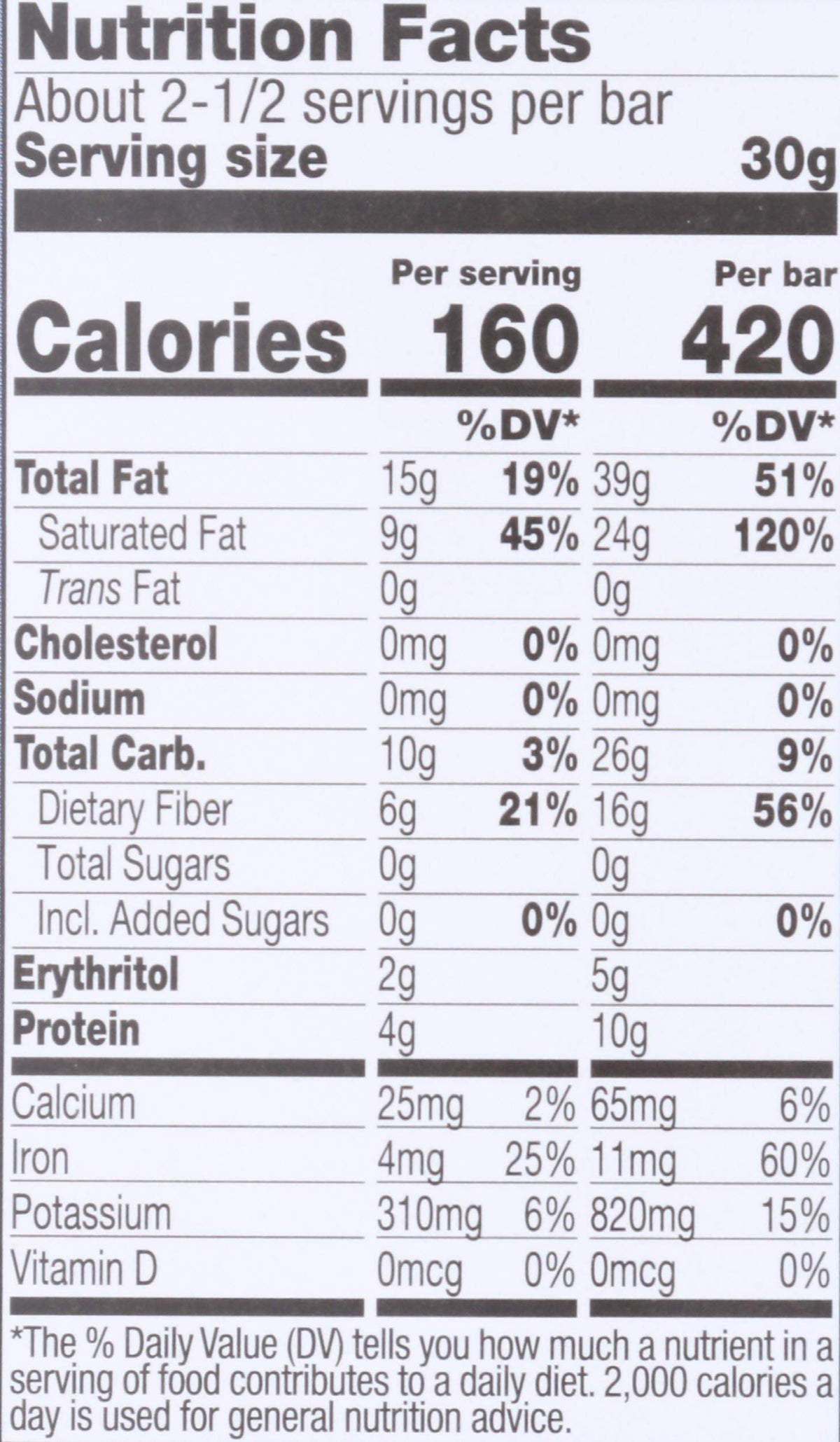 Lily's Chocolate Amargo Endulzado con Stevia 79 g