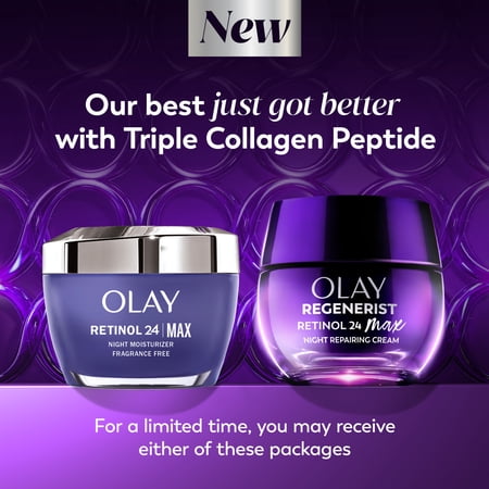 Olay Retinol 24 Max crema nocturna sin aroma 1.7 oz