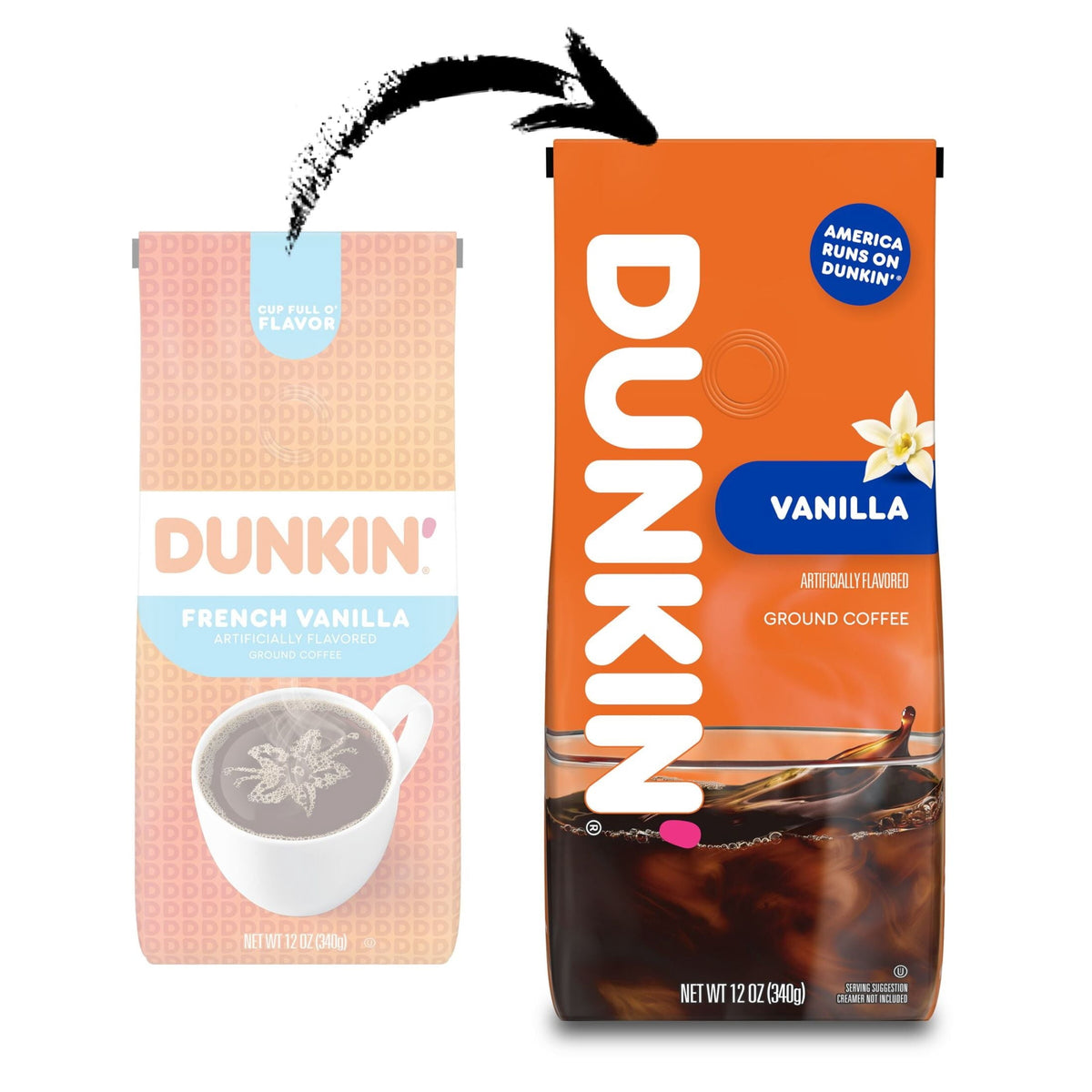 Dunkin' French Vanilla Café Molido 340 g