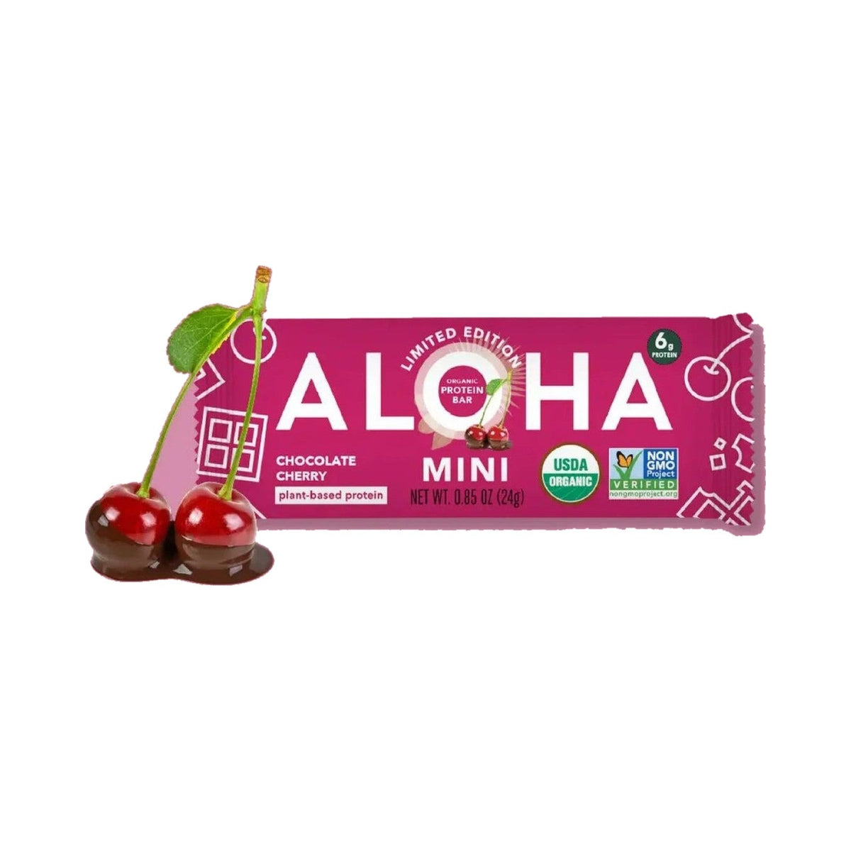 ALOHA Mini Barras Chocolate Y Cereza