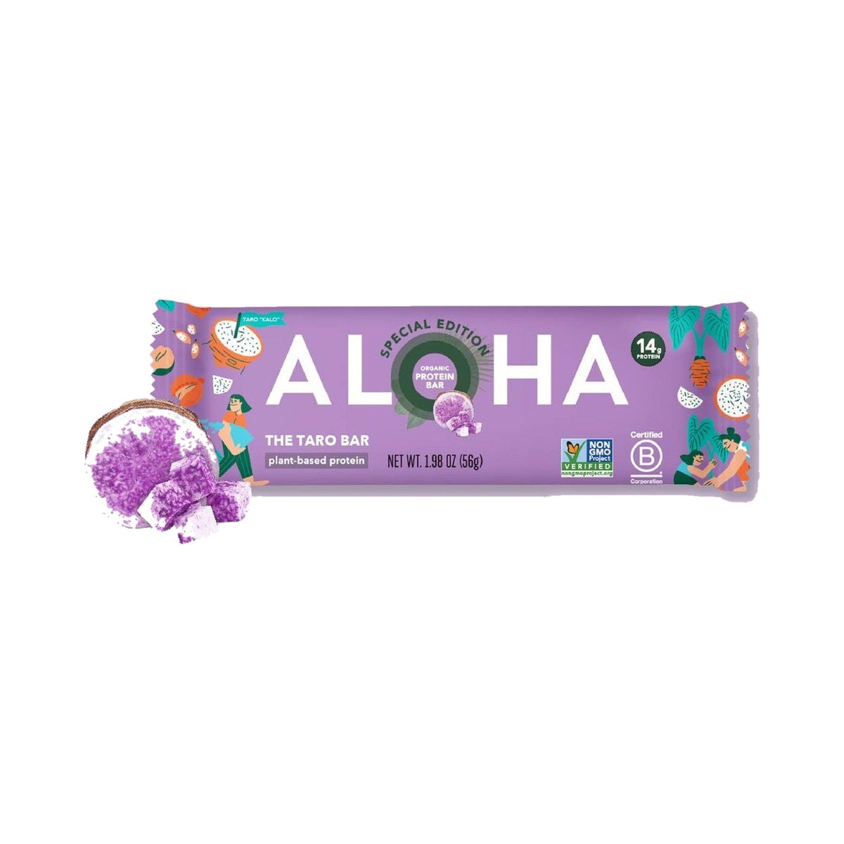 ALOHA Barras De Proteína Vegetal The Taro Bar