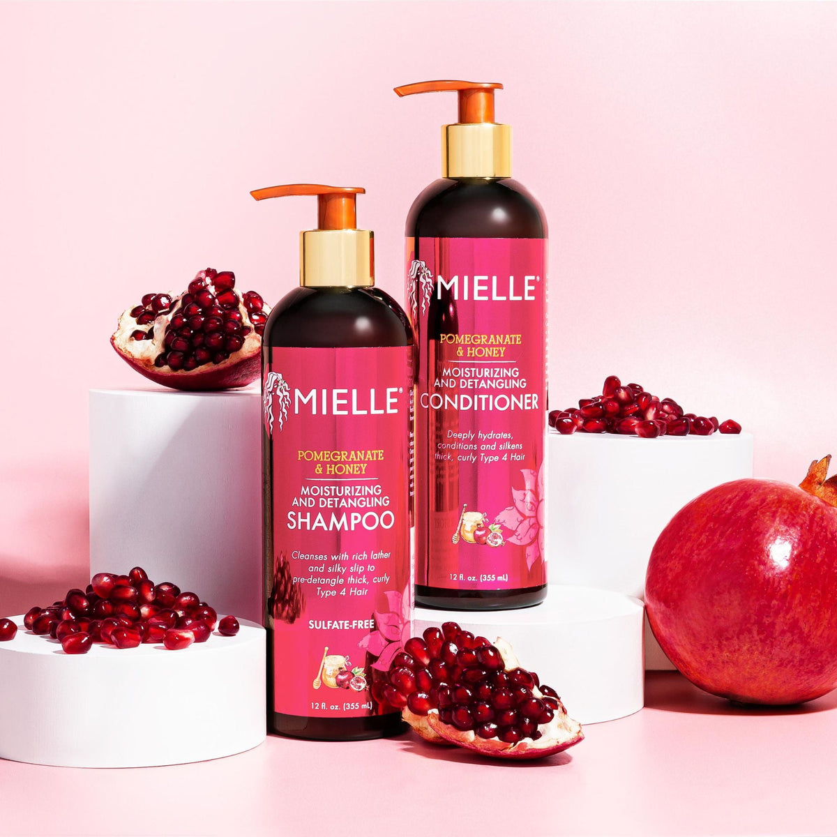 Shampoo Y Acondicionador Mielle Granada Miel