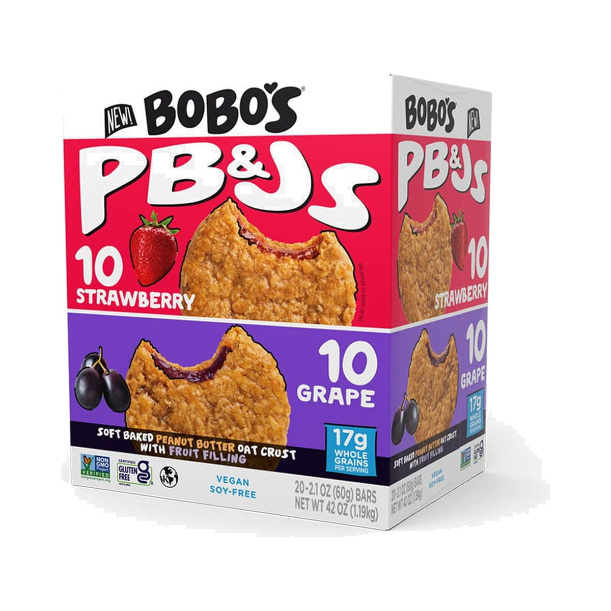 Bobo's Snacks De Avena PB&J Surtidos