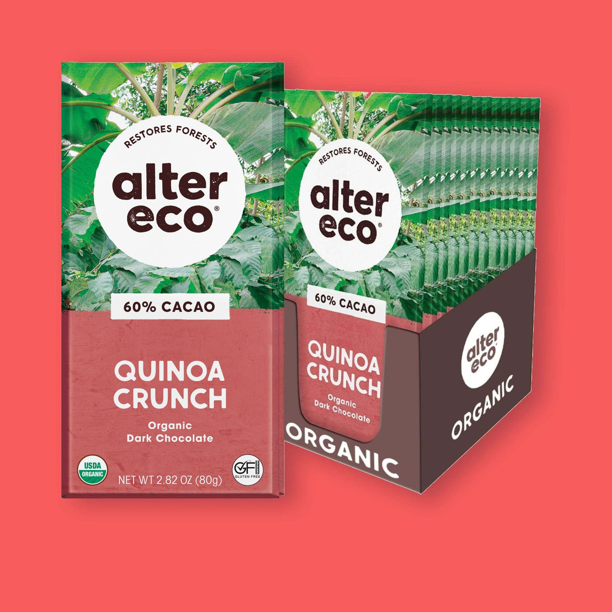 Alter Eco Chocolate con Quinoa Crujiente