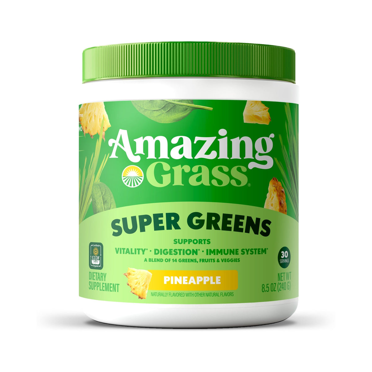 Amazing Grass Super Greens en Polvo Piña