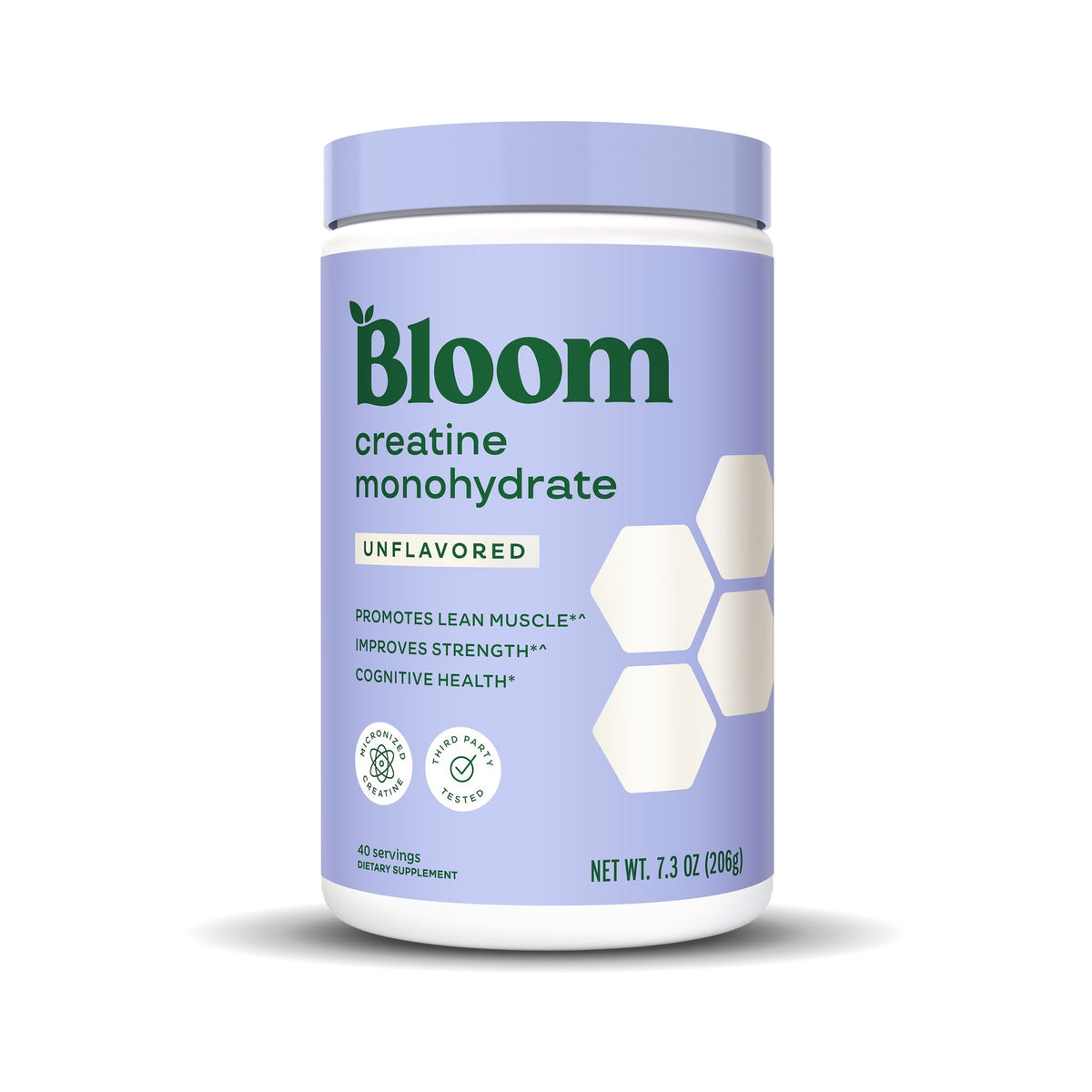 Bloom Nutrition Creatina Monohidratada en Polvo