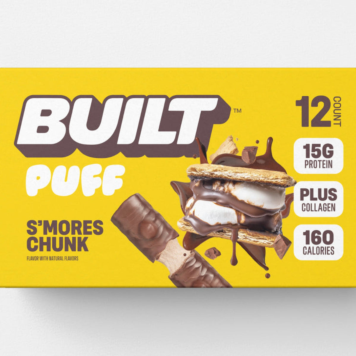 Built Puff Barra De Proteína S'mores