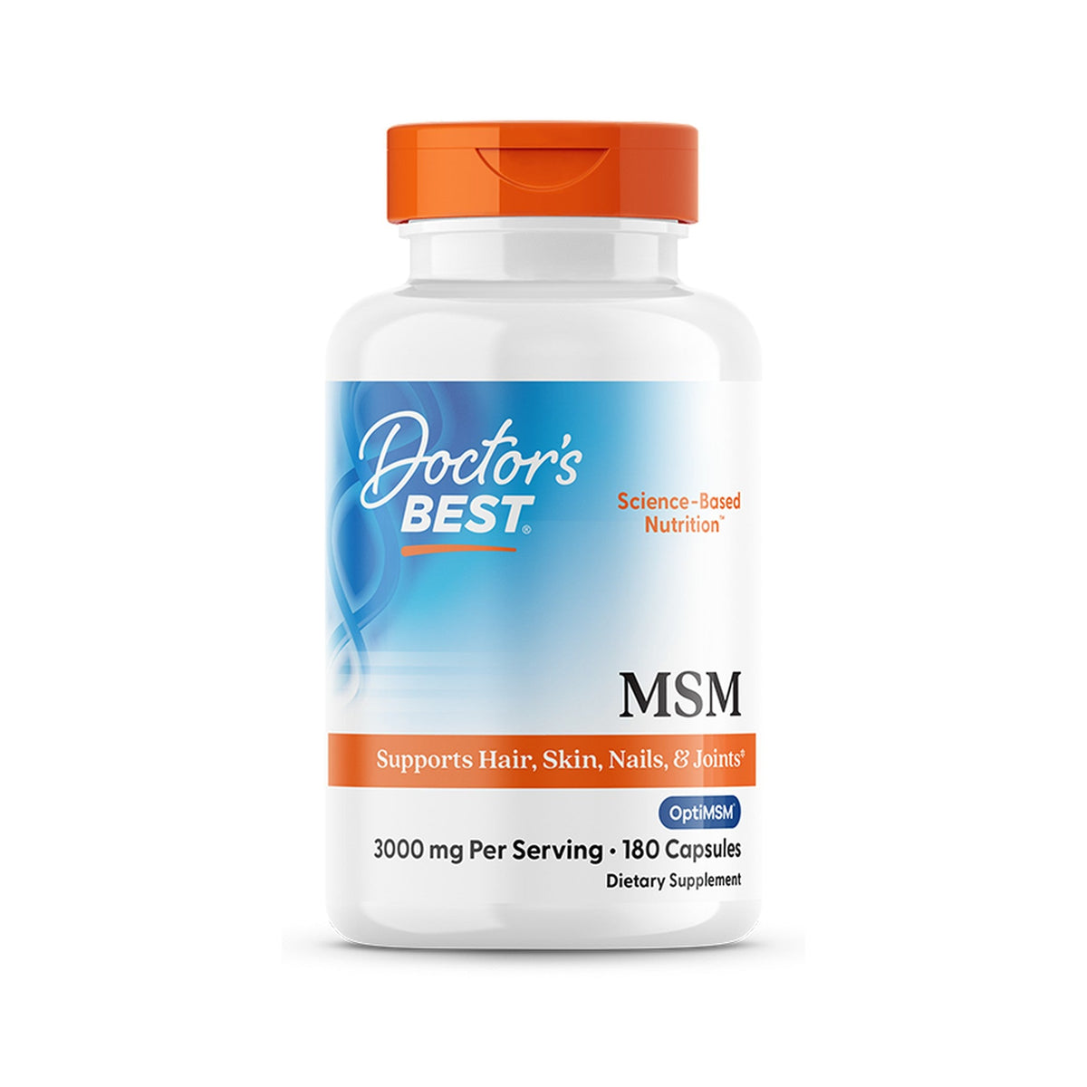 Doctor's Best MSM OptiMSM 3,000 Mg 180 Cápsulas