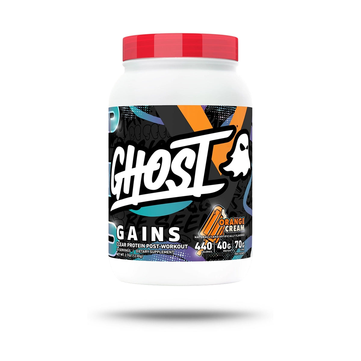 GHOST Clear Gains Ganador De Masa Orange Cream