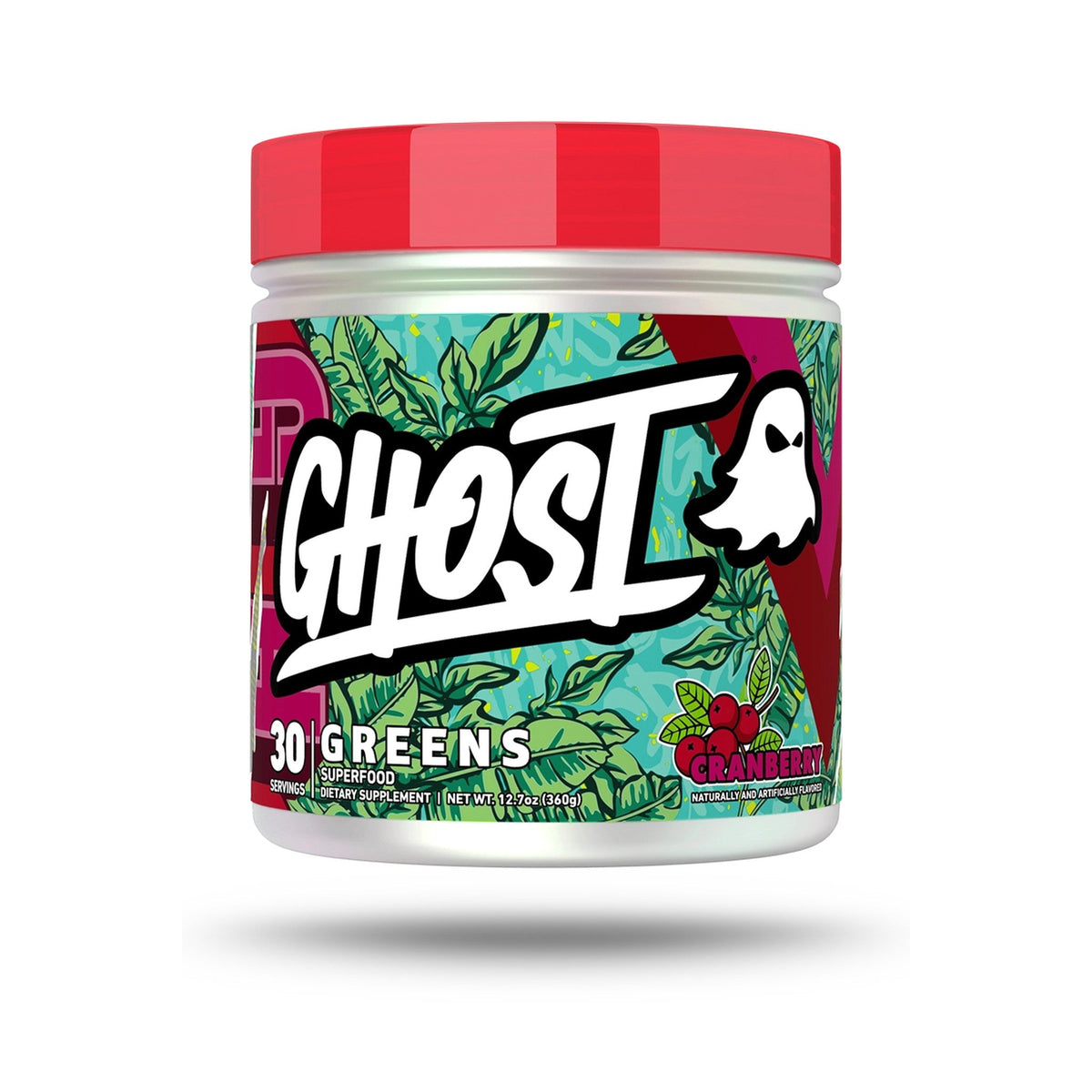 GHOST Greens En Polvo Arándano