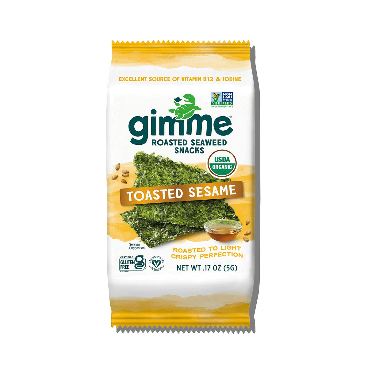 gimMe Snack De Alga Marina Tostada Ajonjolí