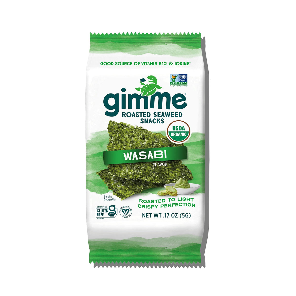 gimMe Snack De Alga Marina Tostada Wasabi