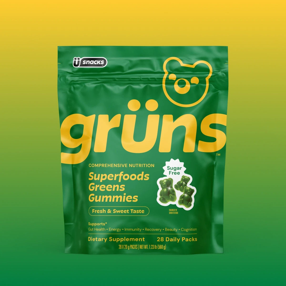 Grüns Gomitas de Superalimentos y Verduras