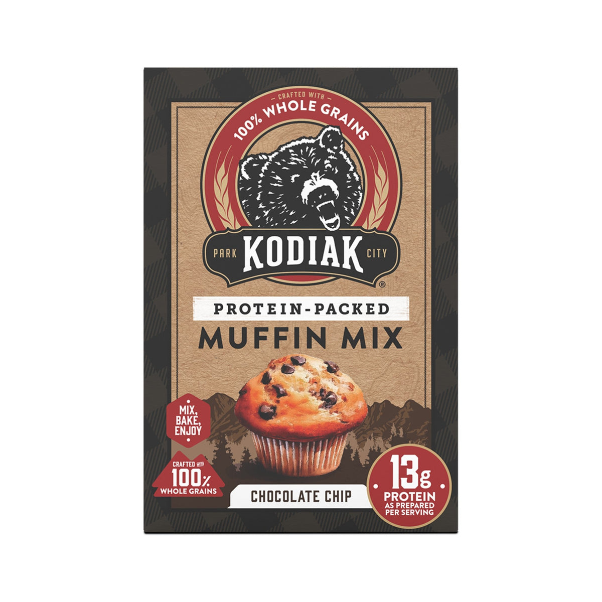Kodiak Harina Para Muffins Con Proteína Chispas De Chocolate