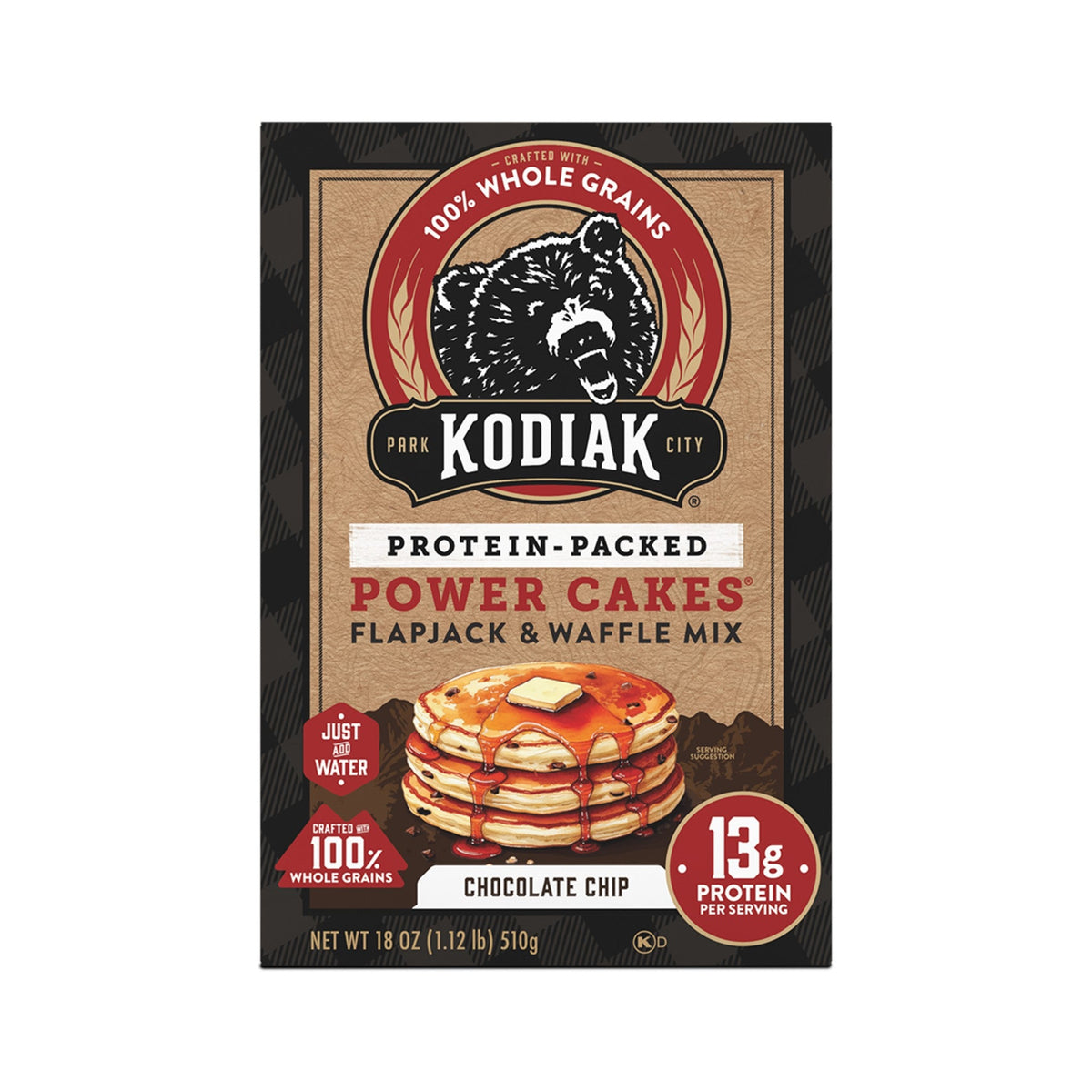Kodiak Power Cakes Harina Para Hot Cakes Con Proteína Chispas De Chocolate