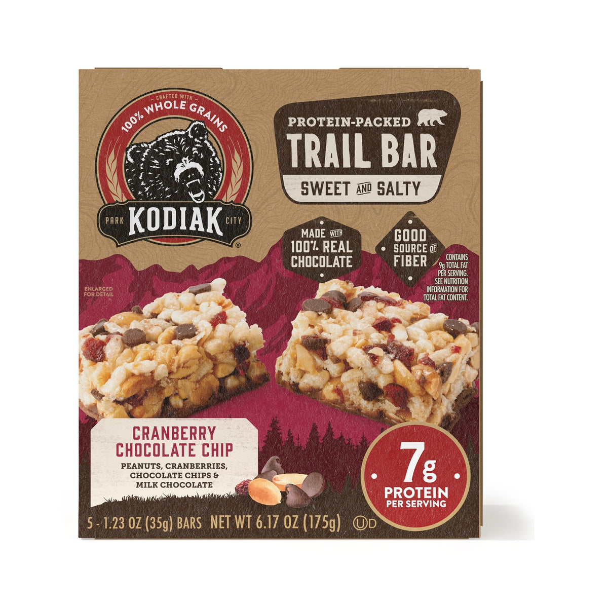 Kodiak Barras Trail Arándano Y Chispas De Chocolate