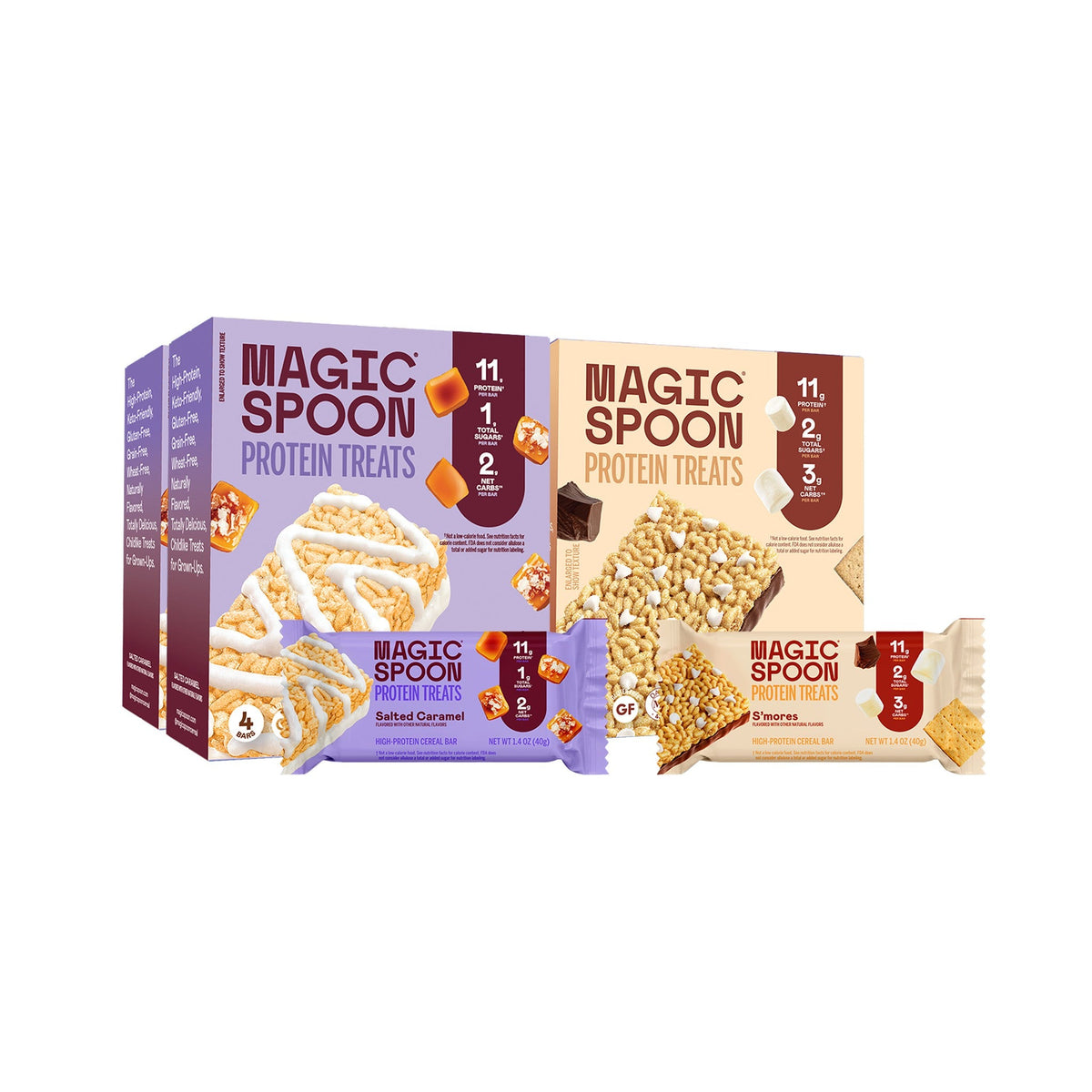 Magic Spoon Sweet n' Salty Pack - 16 Cereal Treats (4 Boxes)