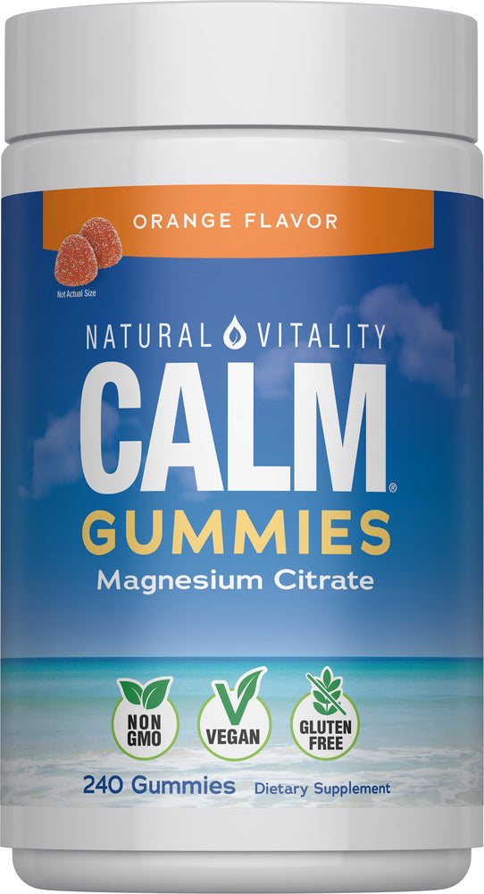 Natural Vitality CALM Gomitas De Magnesio Naranja 240 Piezas