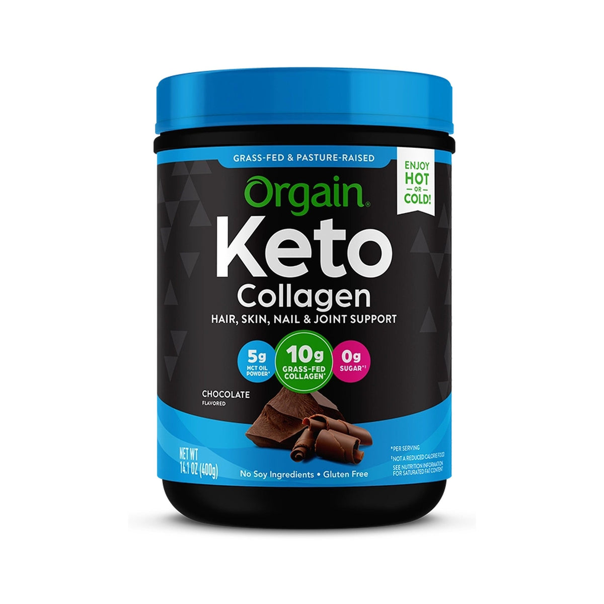 Orgain Proteína De Colágeno Keto En Polvo Chocolate