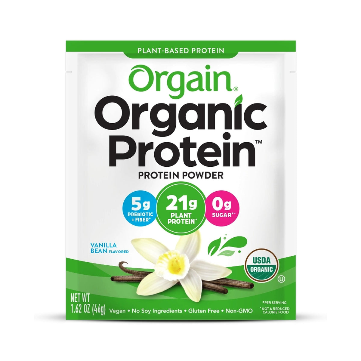 Orgain Proteína Vegetal Orgánica En Polvo Vainilla
