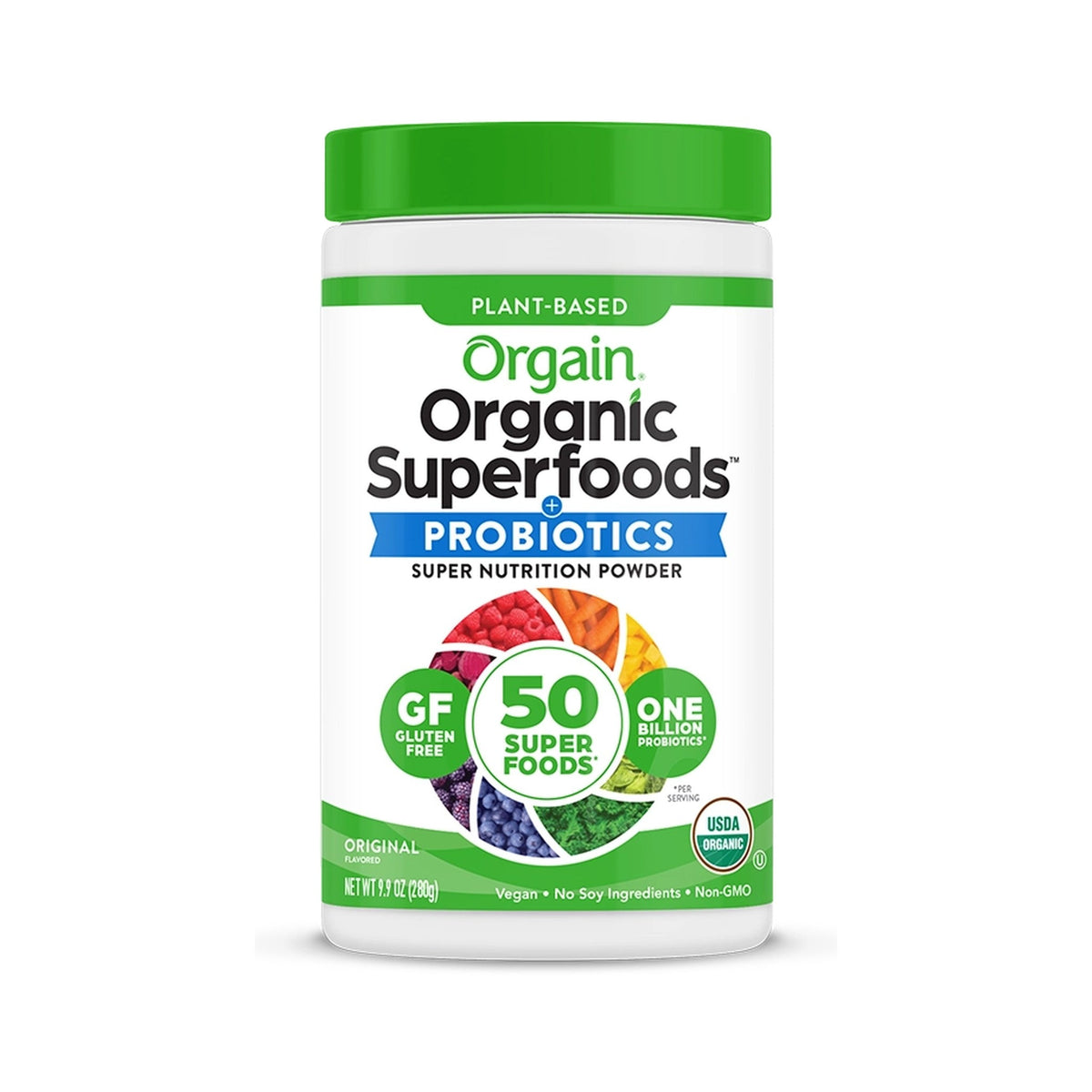 Orgain Superalimentos Orgánicos Con Probióticos En Polvo Original