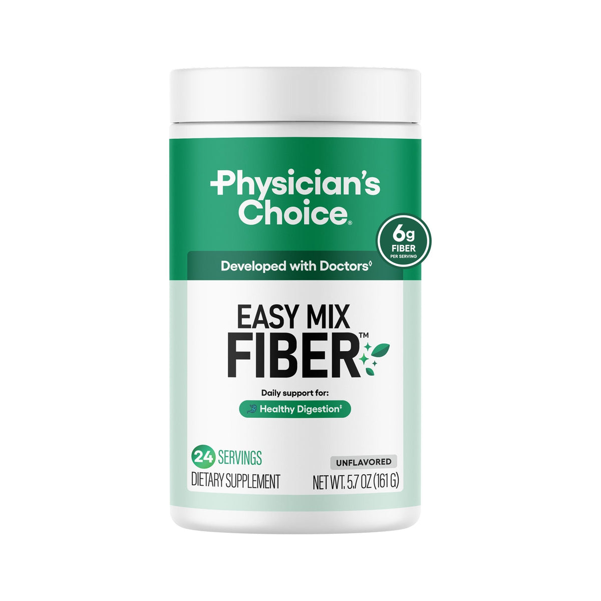 Physician's Choice Fibra en Polvo Sin Sabor