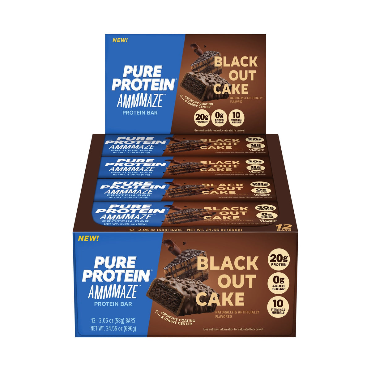 Pure Protein Barras De Proteína AMMMAZE Blackout Cake