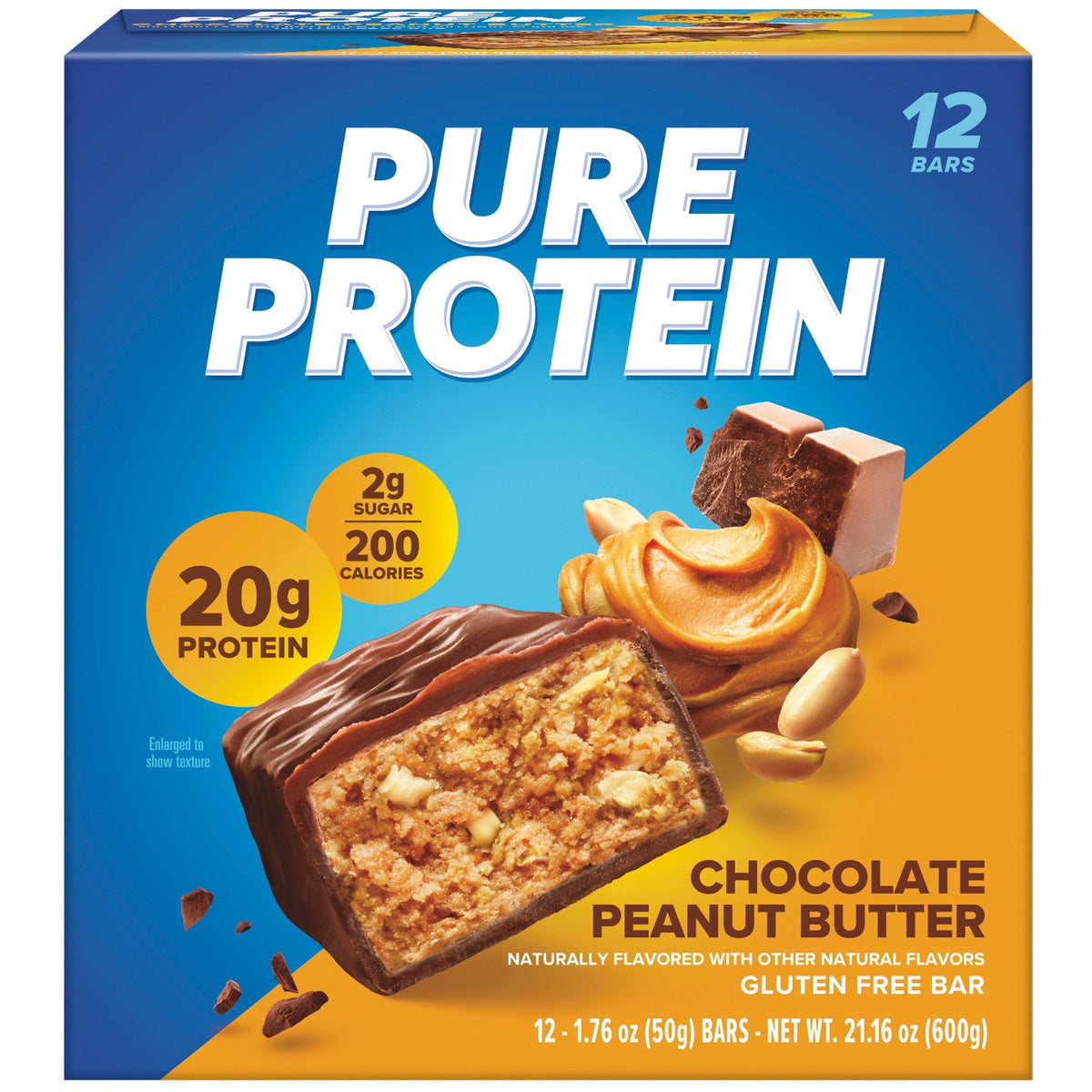 Pure Protein Barra De Proteína Chocolate Y Crema De Cacahuate