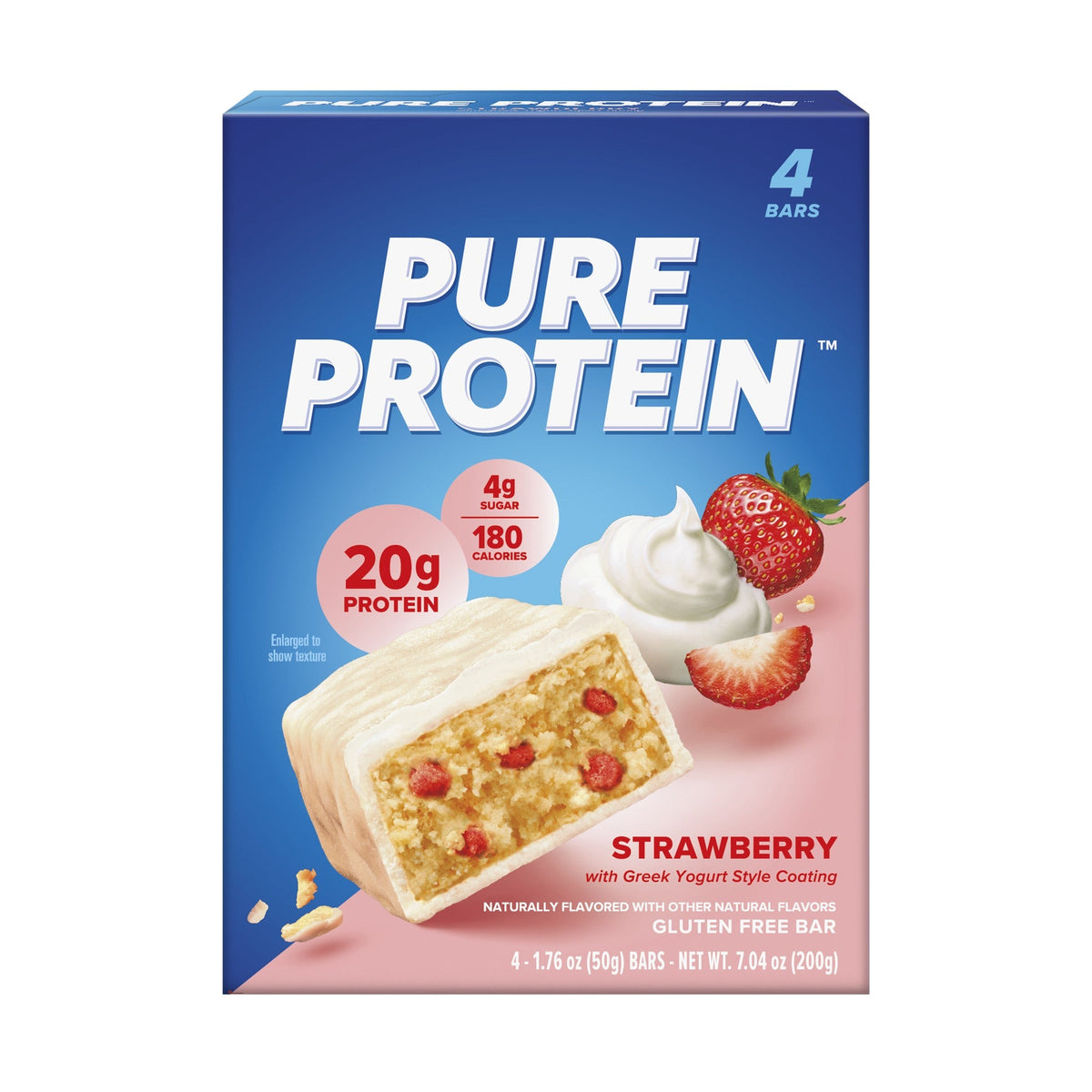 Pure Protein Barra De Proteína Yogurt Griego De Fresa