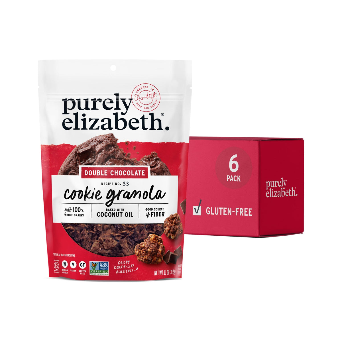Purely Elizabeth Granola Doble Chocolate Cookie