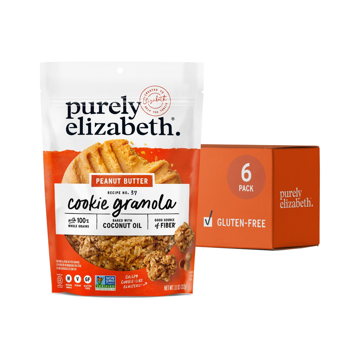 Purely Elizabeth Granola Galleta de Crema de Cacahuate