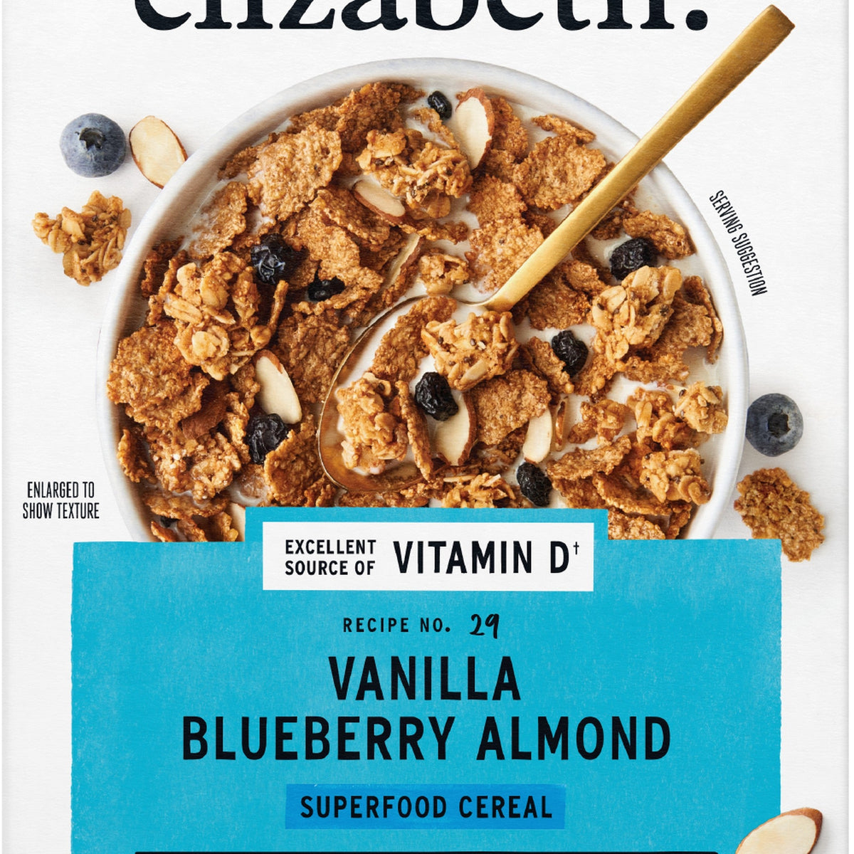 Purely Elizabeth Vanilla Blueberry Almond Superfood Cereal with Vitamin D