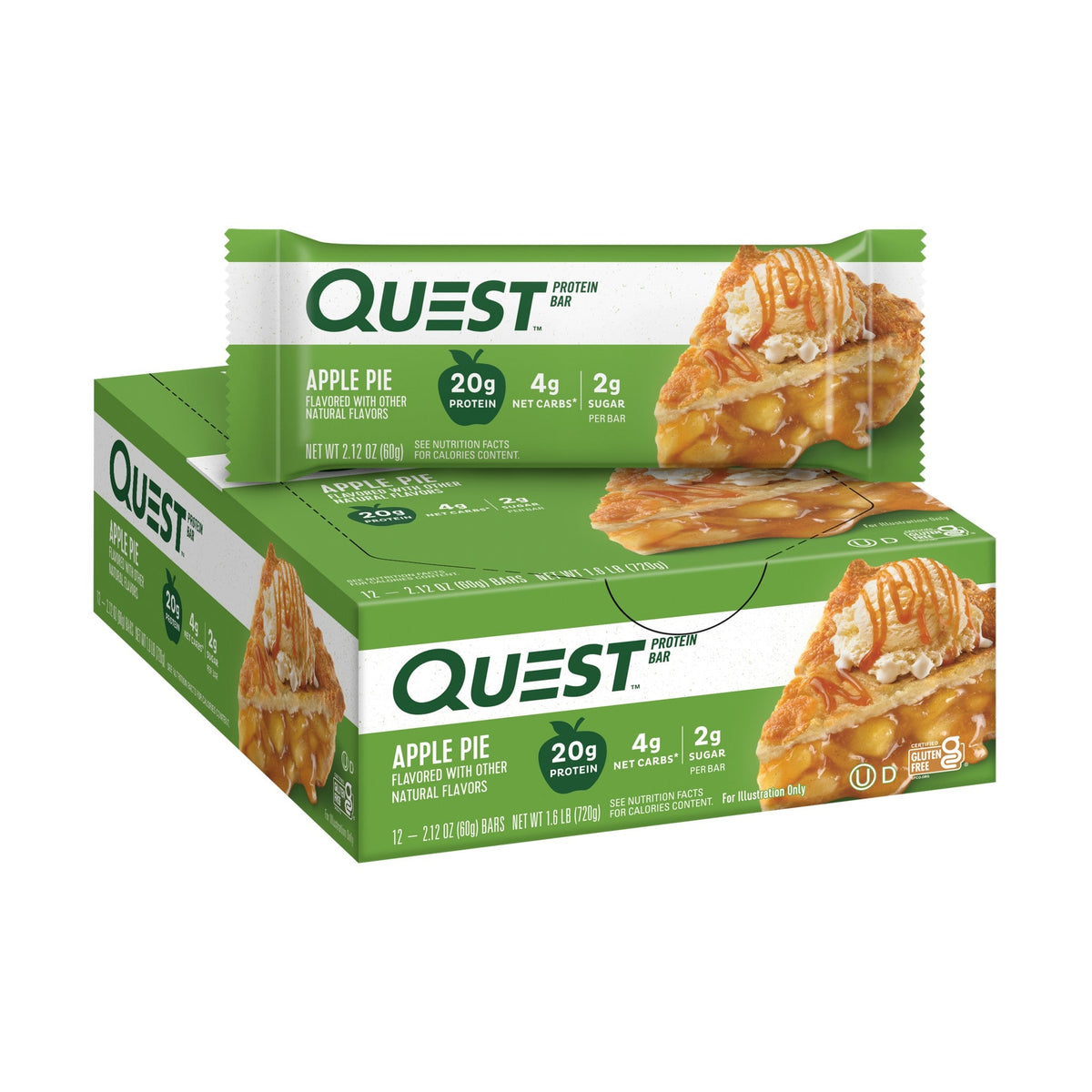 Quest Barras De Proteína Pay De Manzana