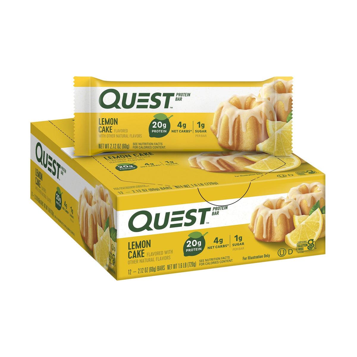 Quest Barras De Proteína Pastel De Limón
