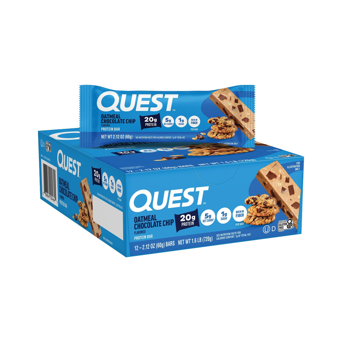Quest Barras De Proteína Avena Con Chispas De Chocolate