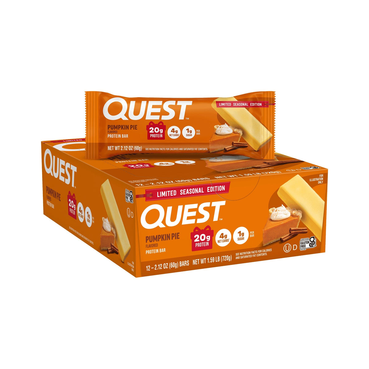 Quest Barra De Proteína Pay De Calabaza