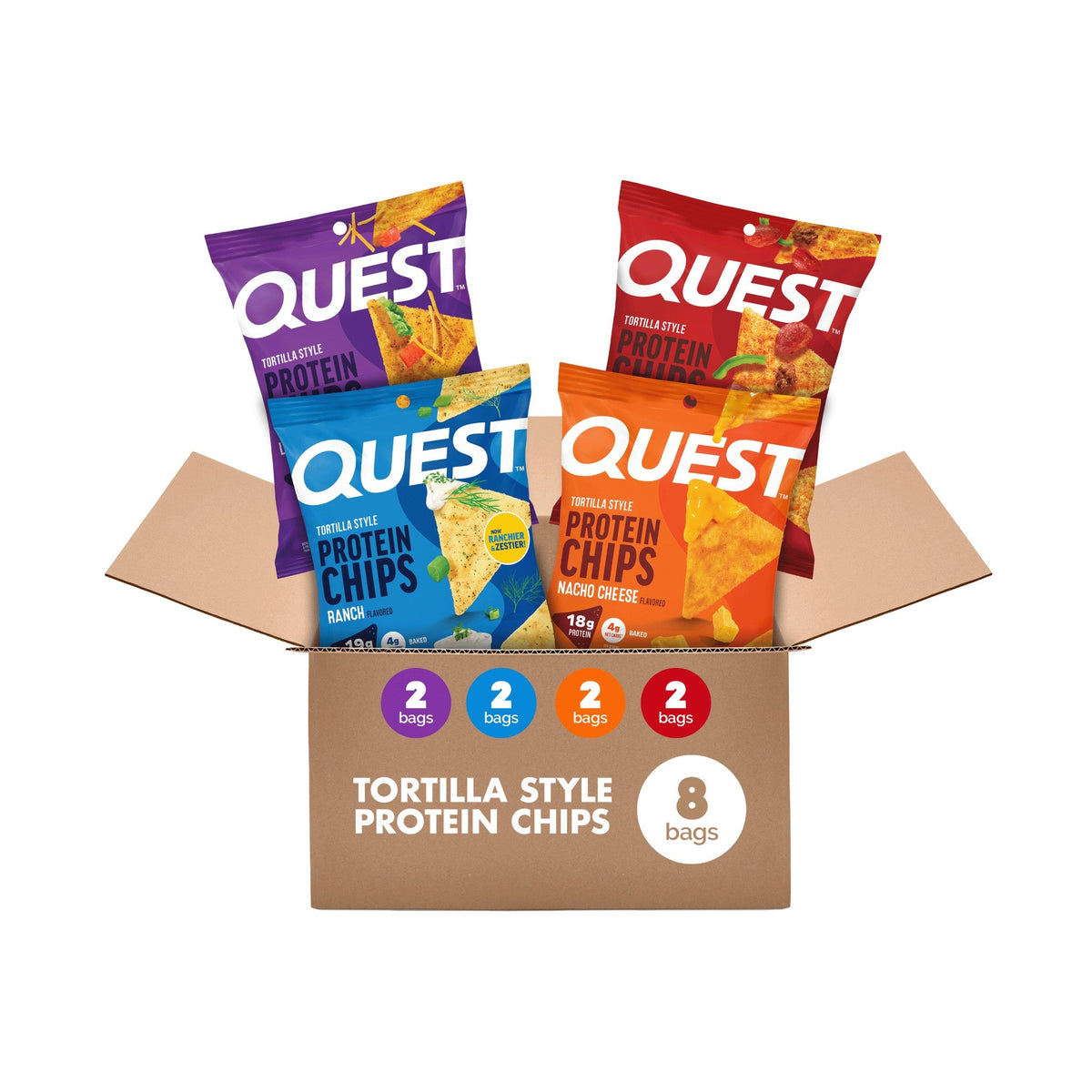 Quest Chips De Proteína Estilo Tortilla Surtidos